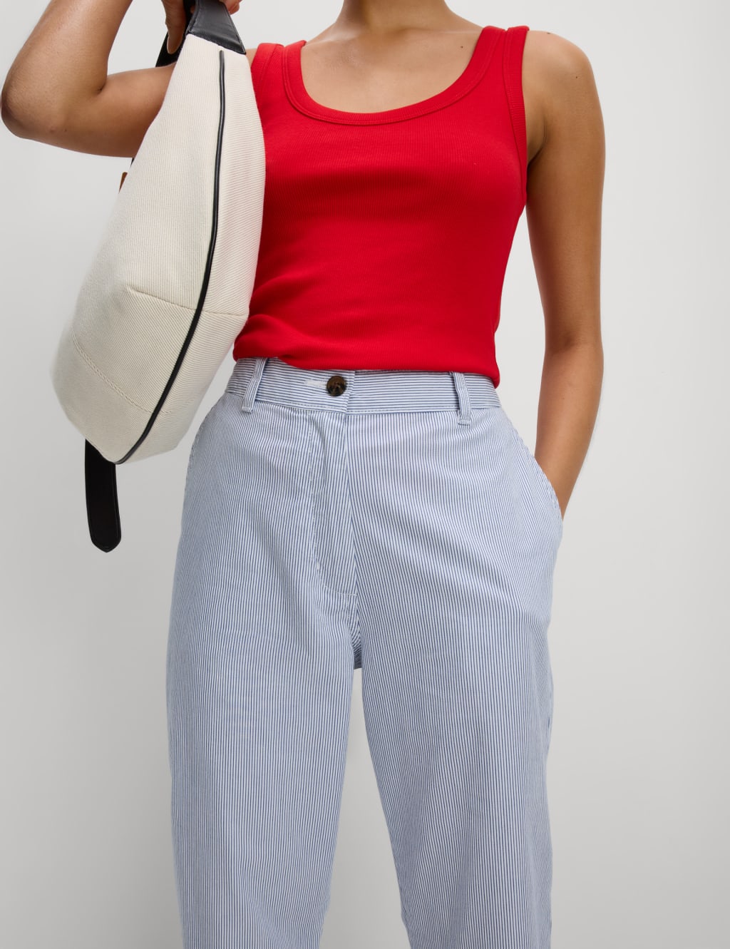 Striped chinos deals