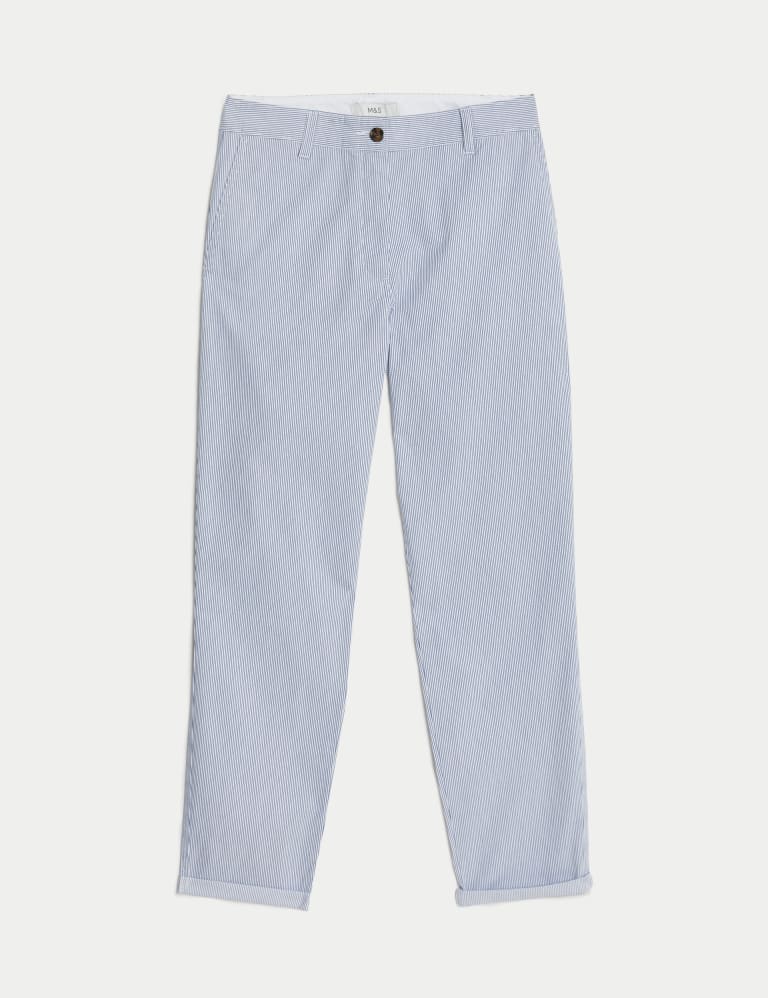 Slim on sale striped pants