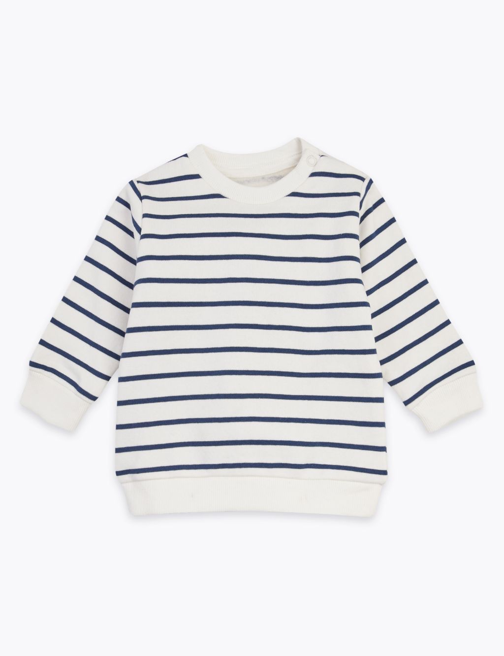 Cotton Rich Striped Sweatshirt (0-3 Yrs) 3 of 3