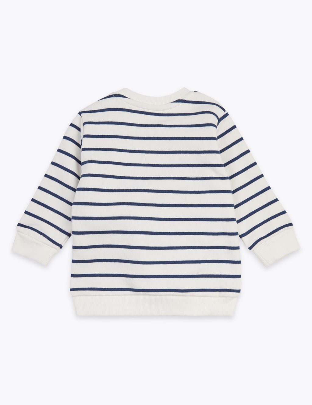 Cotton Rich Striped Sweatshirt (0-3 Yrs) 1 of 3