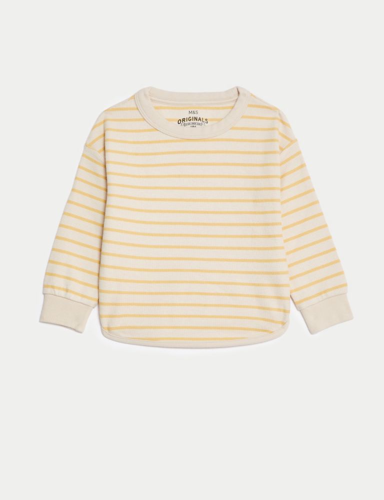 Cotton Rich Striped Sweatshirt (2-8 Yrs) 3 of 5