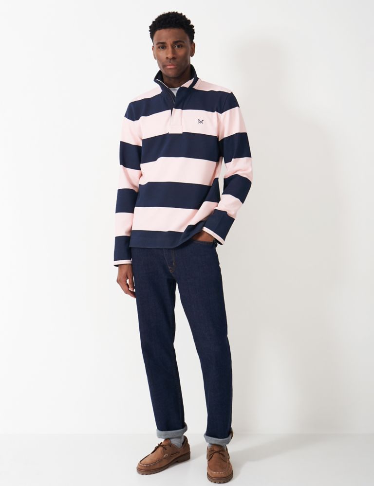Cotton Rich Striped Sweatshirt 4 of 6
