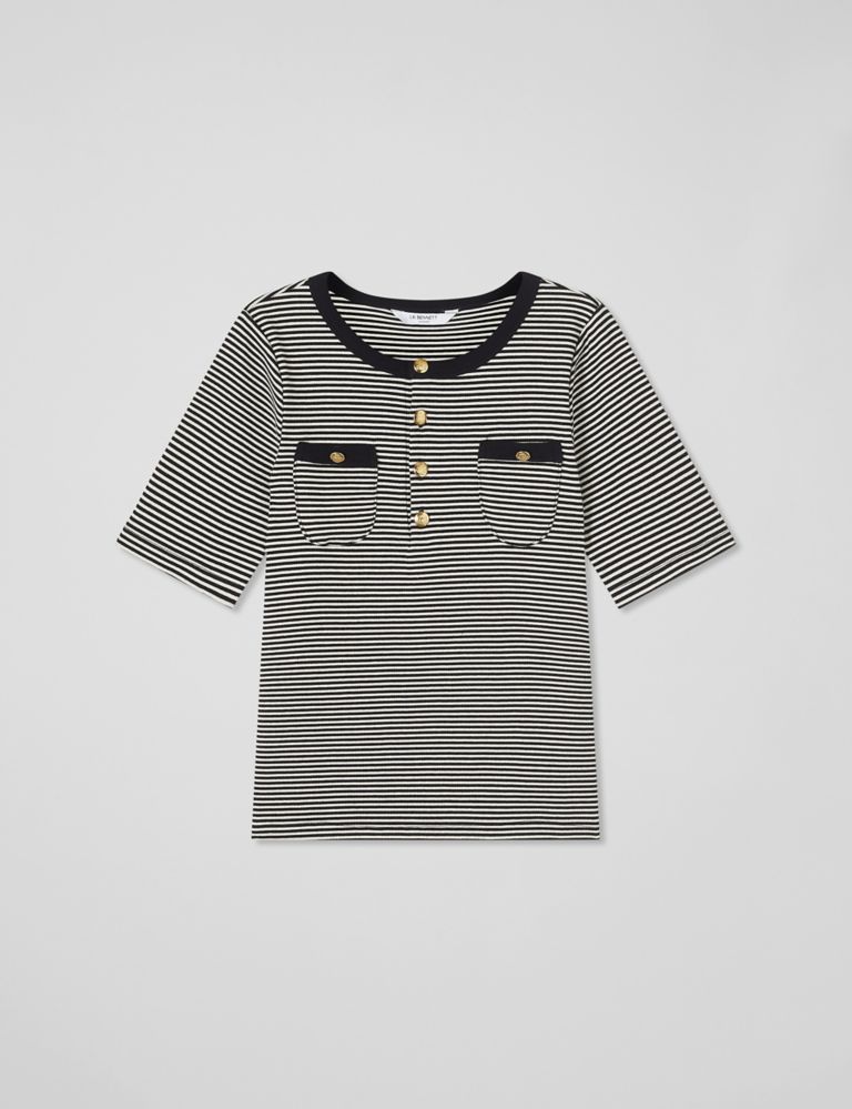 Cotton Rich Striped T-Shirt 4 of 4