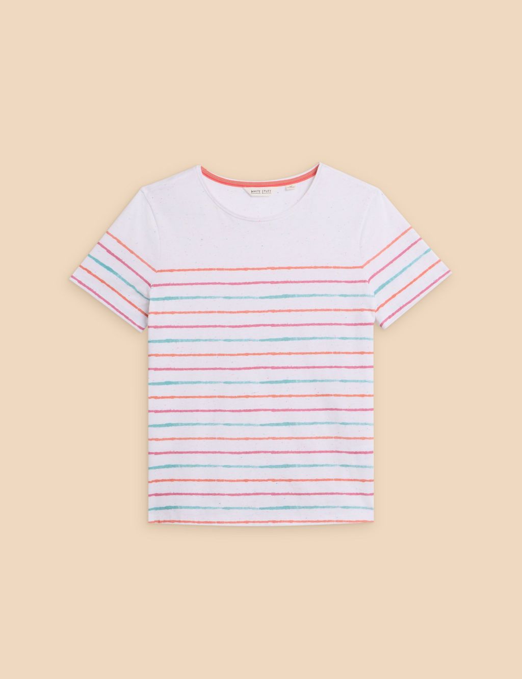 Cotton Rich Striped T-Shirt 1 of 6