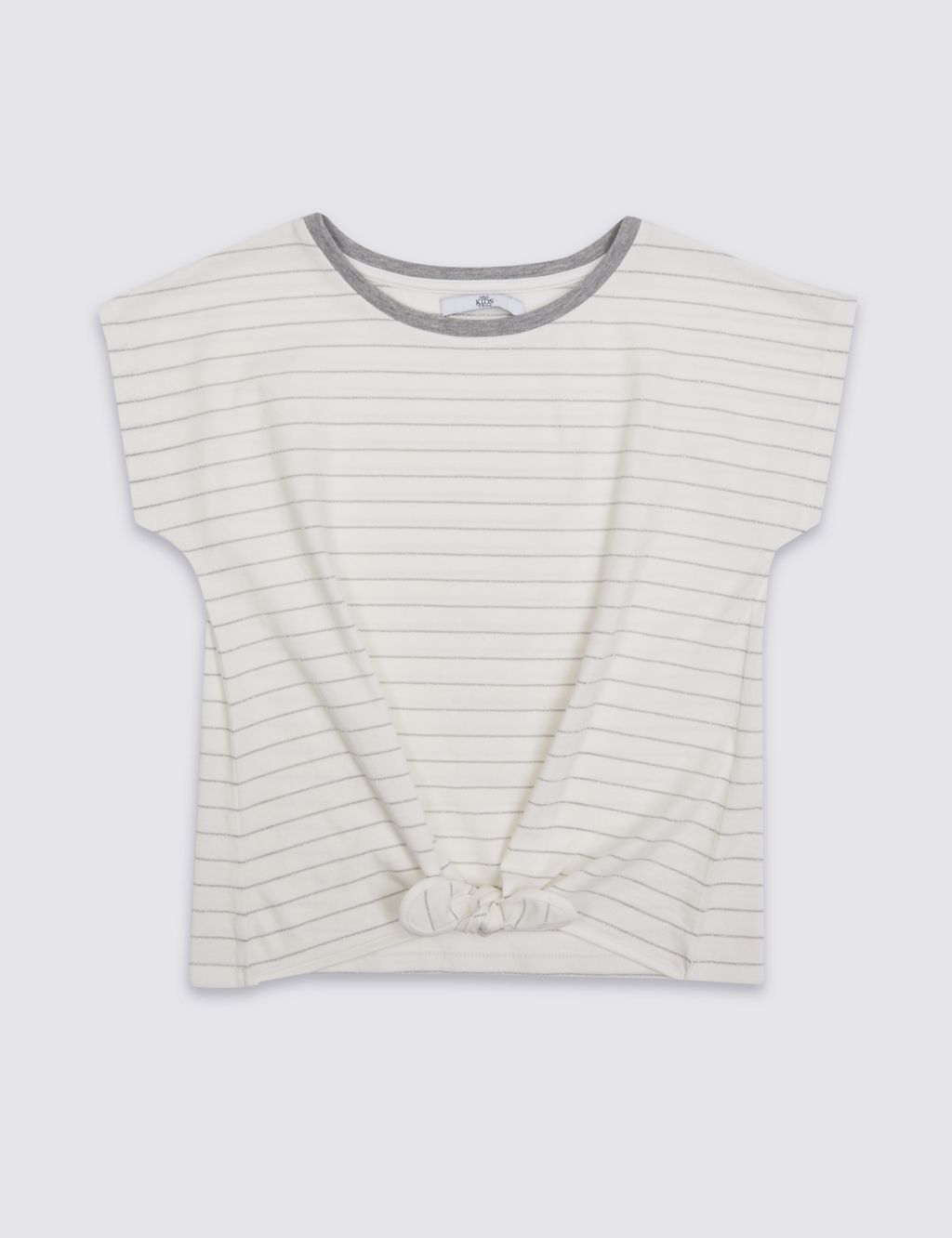 Cotton Rich Striped Top (3-14 Years) 1 of 5