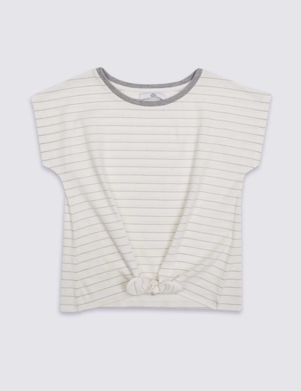 Cotton Rich Striped Top (3-14 Years) 1 of 5