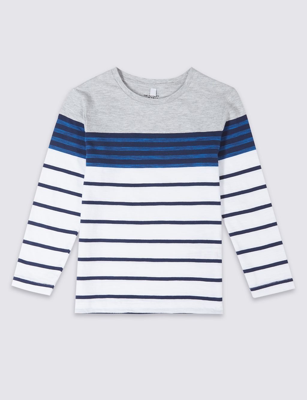 Cotton Rich Striped Top (3 Months - 7 Years) 1 of 6