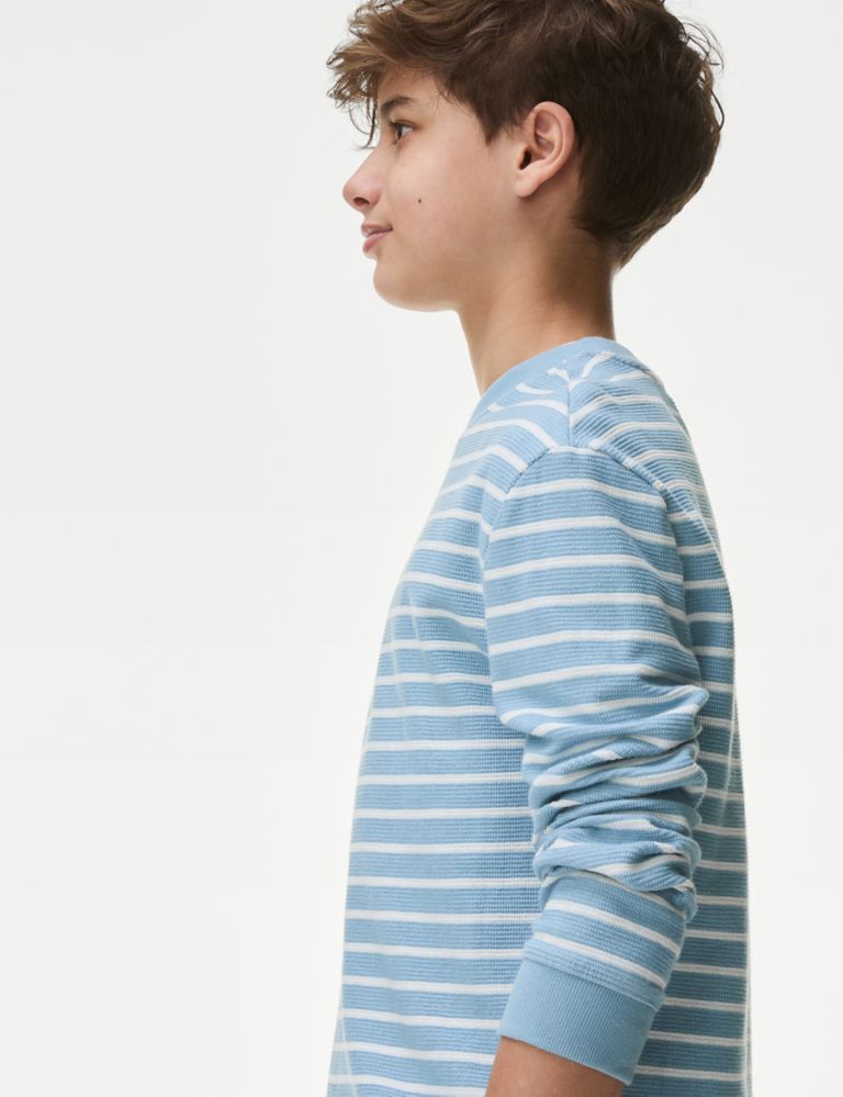 Cotton Rich Striped Top (6-16 Yrs) 3 of 5