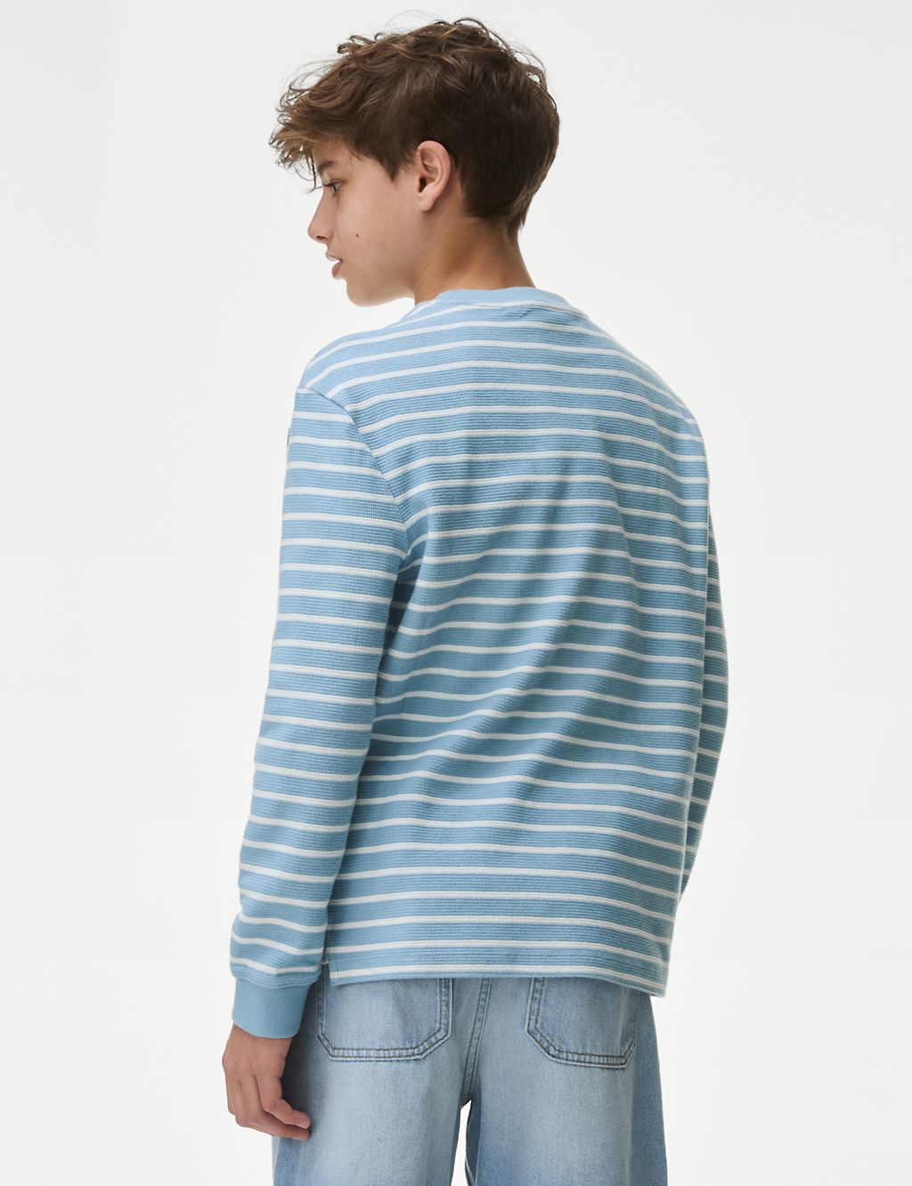 Cotton Rich Striped Top (6-16 Yrs) 4 of 5