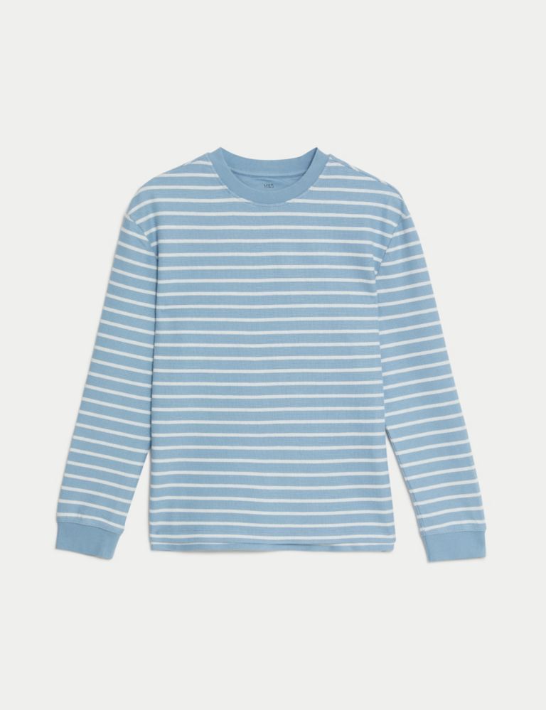 Cotton Rich Striped Top (6-16 Yrs) 2 of 5