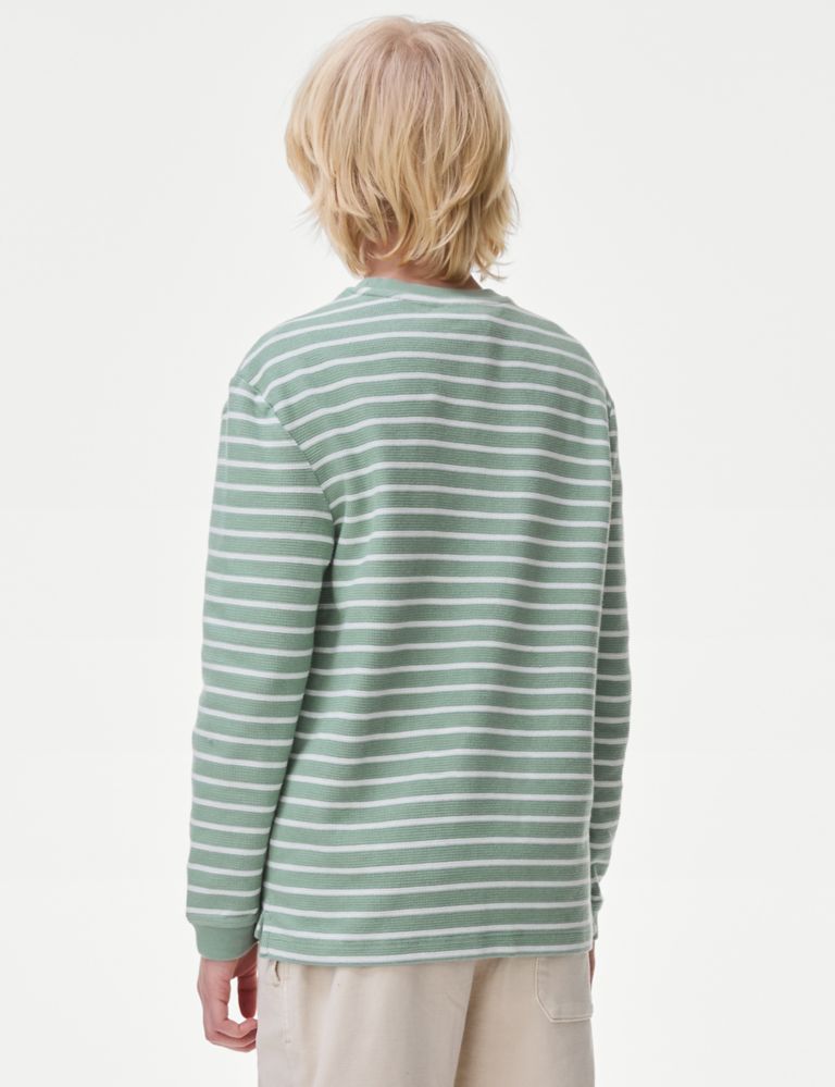 Cotton Rich Striped Top (6-16 Yrs) 4 of 5