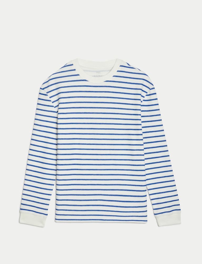Cotton Rich Striped Top (6-16 Yrs) 2 of 5