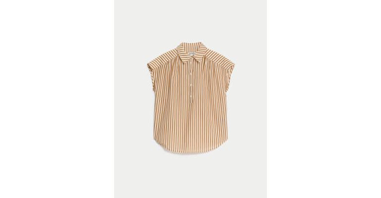 Cotton Rich Striped Top 2 of 6