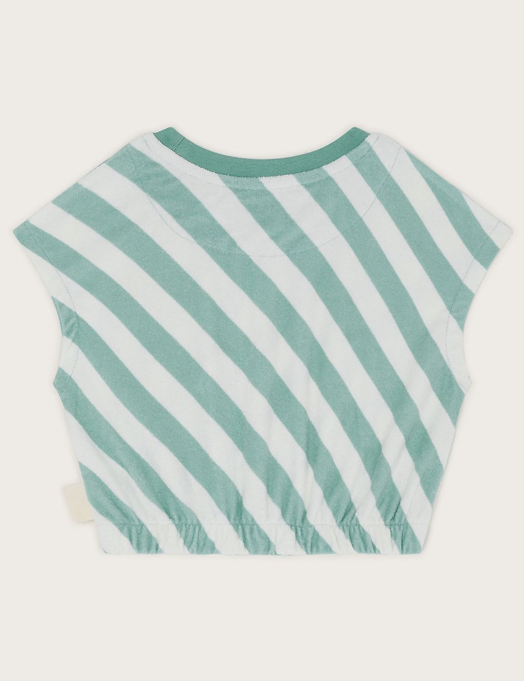 Cotton Rich Striped Towelling Top (3-13 Yrs) 2 of 3