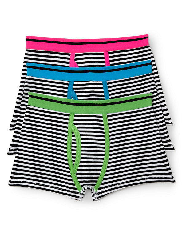 Cotton Rich Striped Trunks Image 1 of 1