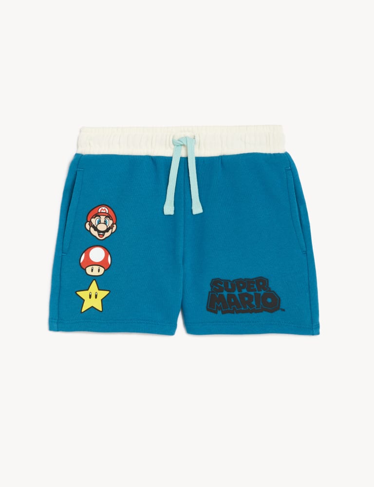 2-pack Boxer Shorts - Light blue/Super Mario - Kids