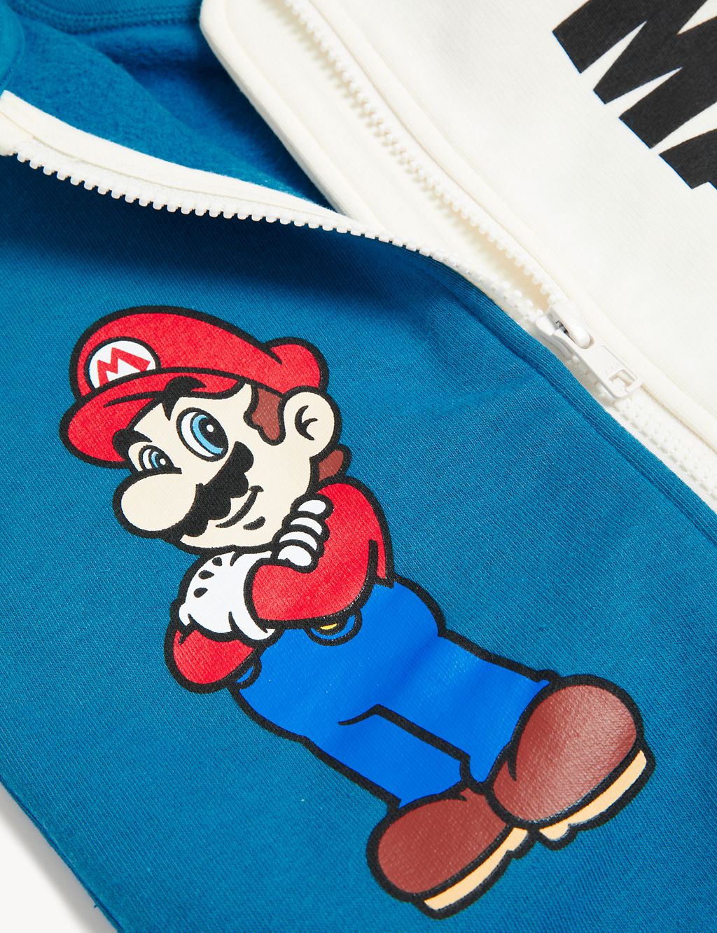 Cotton Rich Super Mario™ Zip Hoodie (2-8 Yrs) 2 of 2