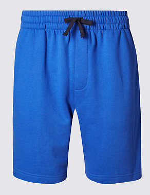 Cotton Rich Supersoft Fleece Pyjama Shorts Image 2 of 3
