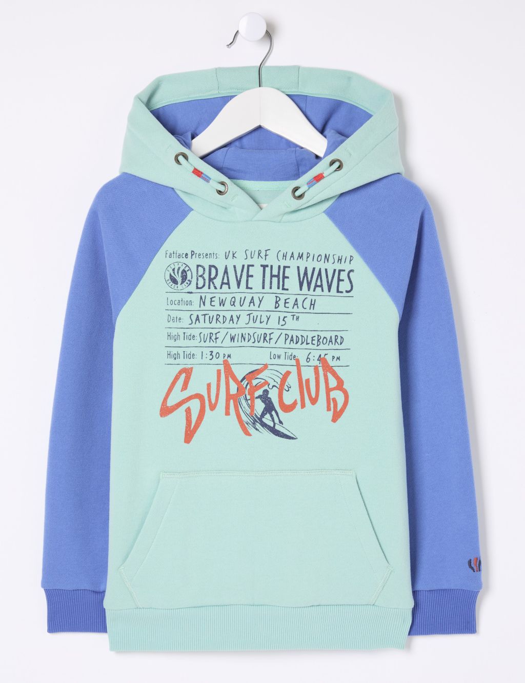 Cotton Rich Surf Graphic Hoodie (3-13 Yrs) 1 of 5
