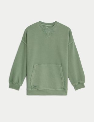 Cotton Rich Sweatshirt (6-16 Yrs) Image 2 of 6