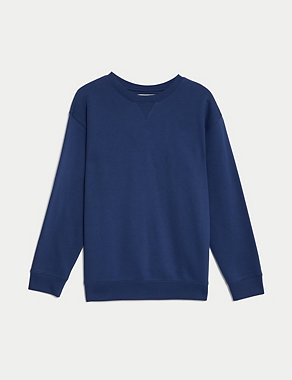 Cotton Rich Sweatshirt (6-16 Yrs) Image 2 of 3