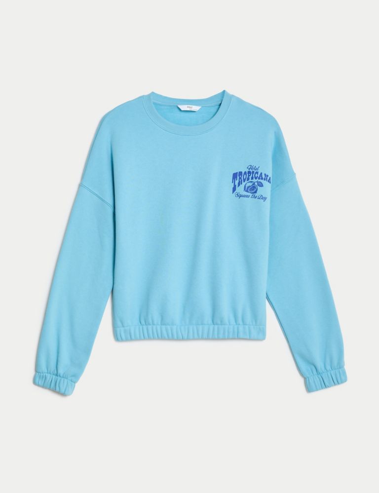 Cotton Rich Sweatshirt (6-16 Yrs) 2 of 6