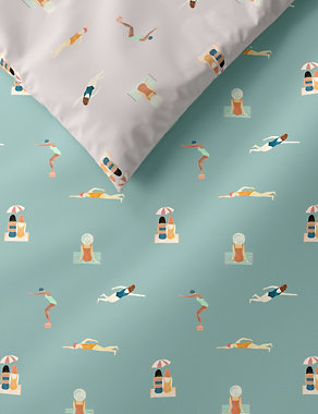 Cotton Rich Swimmers Bedding Set Image 2 of 5
