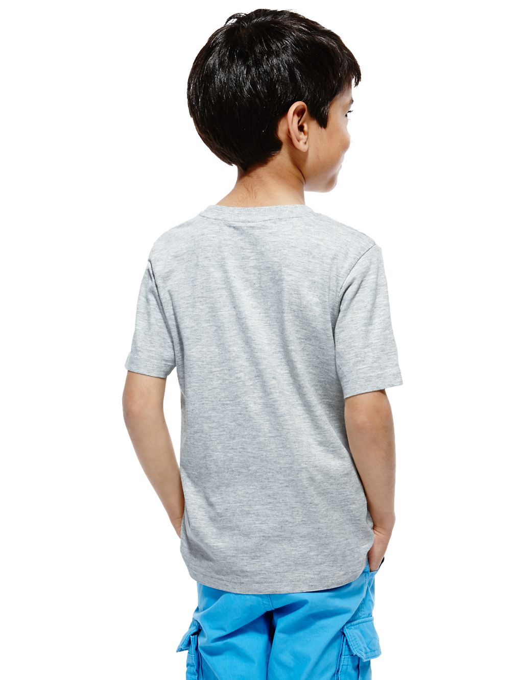 Cotton Rich T-Shirt (1-7 Years) 2 of 3