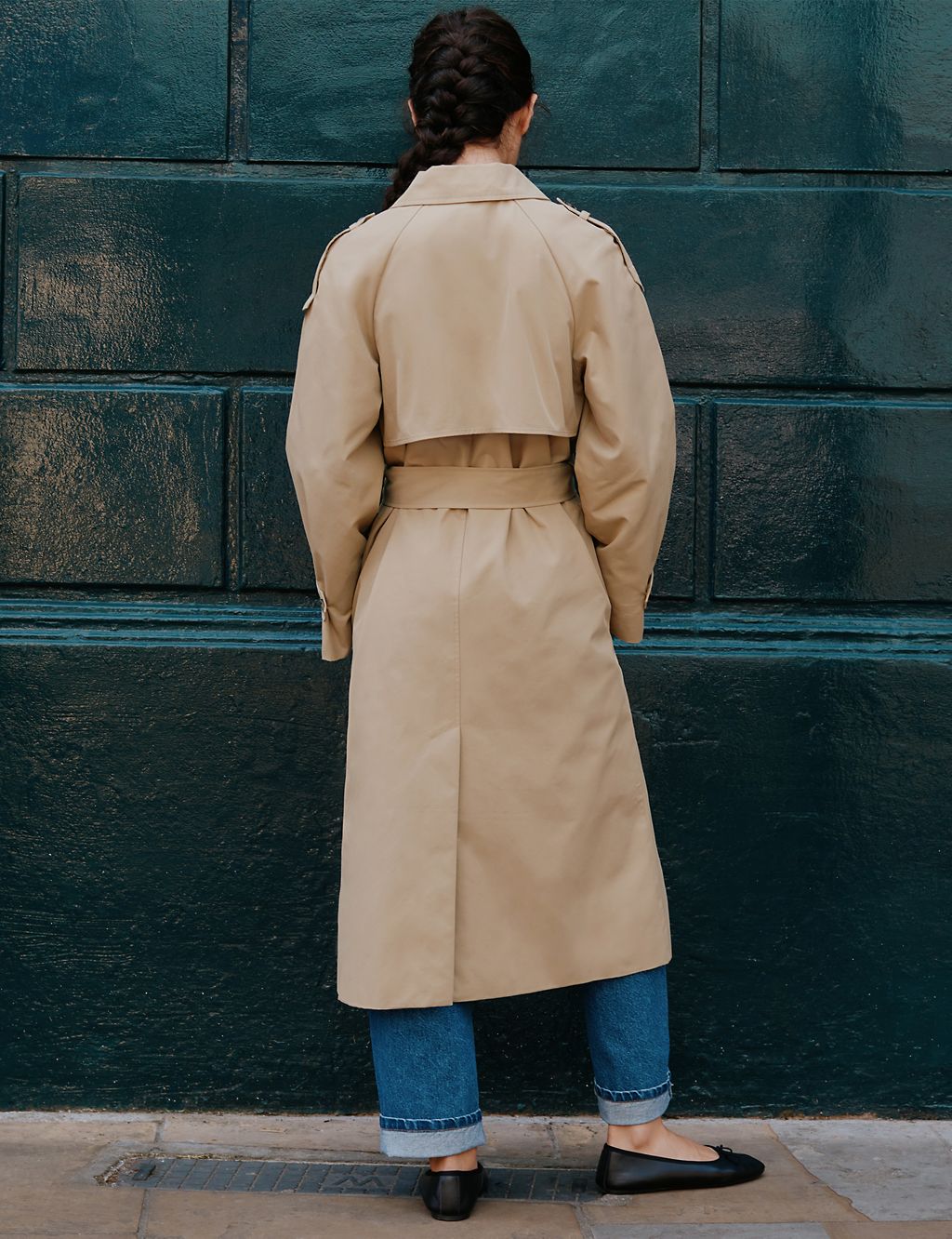Cotton Rich Tailored Trench Coat 2 of 8