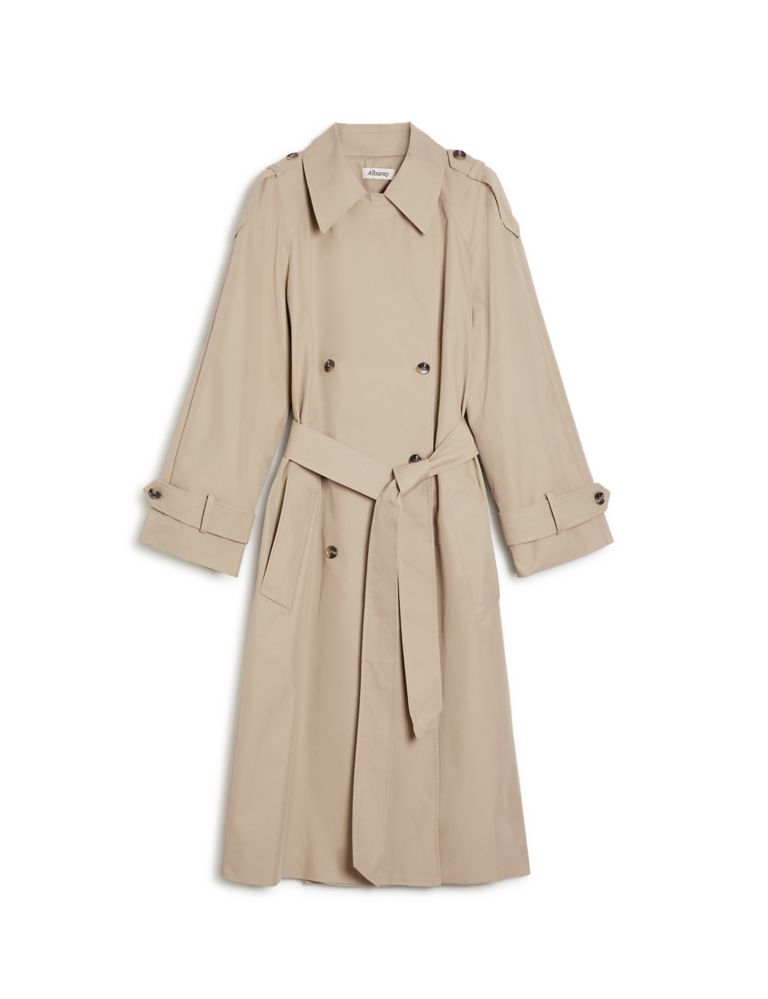 Cotton Rich Tailored Trench Coat 2 of 8