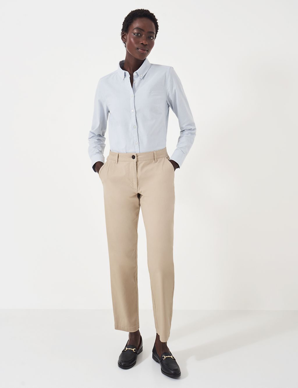 Cotton Rich Tapered Chinos 2 of 5
