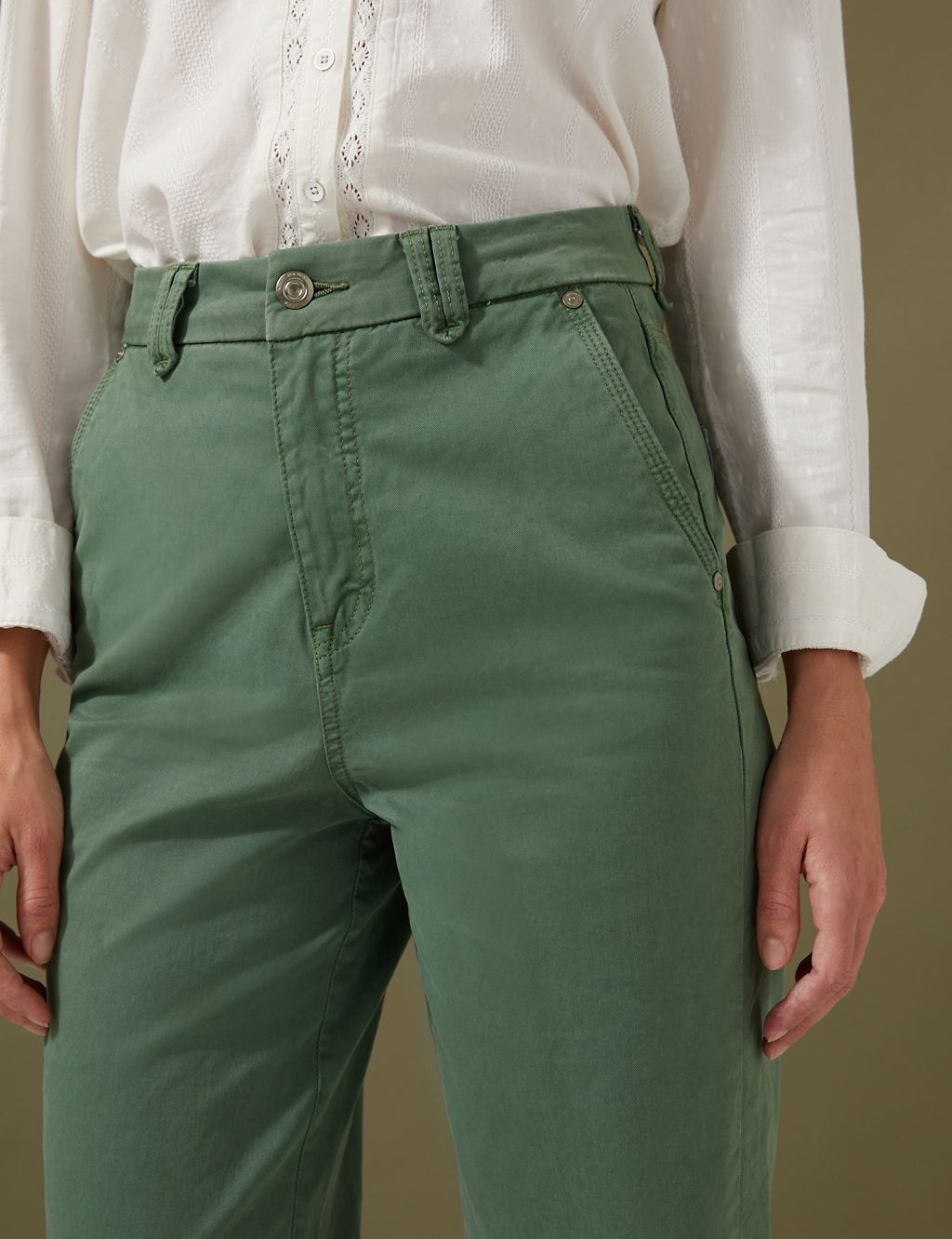 Cotton Rich Tapered Chinos 4 of 6