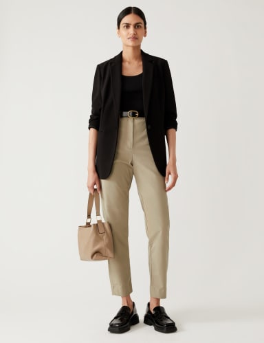 Cotton Rich Tapered Chinos 1 of 6