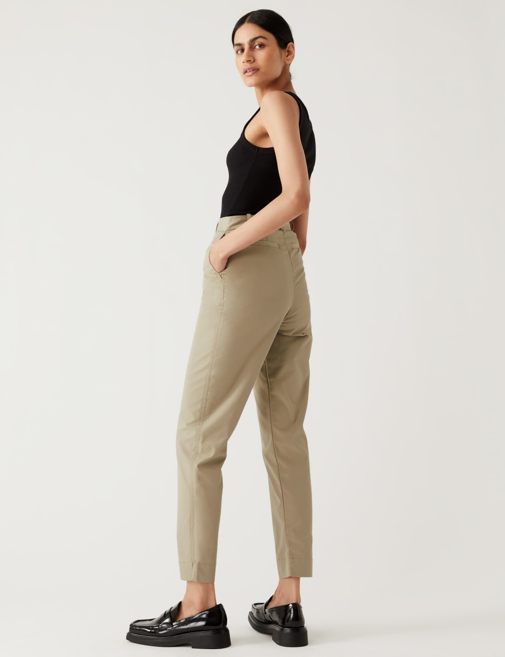 Cotton Rich Tapered Chinos 5 of 6