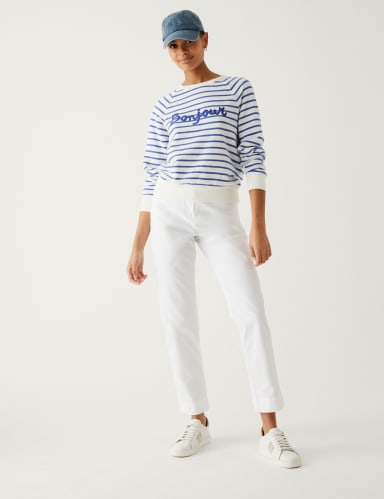Cotton Rich Tapered Chinos 1 of 6