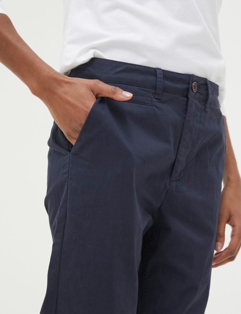 Cotton Rich Tapered Cropped Chinos 4 of 5