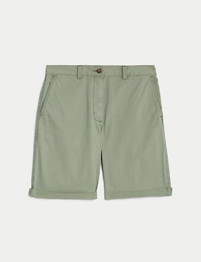 Cotton Rich Tea Dyed Chino Shorts Image 2 of 5