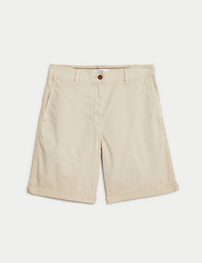 Cotton Rich Tea Dyed Chino Shorts Image 2 of 5