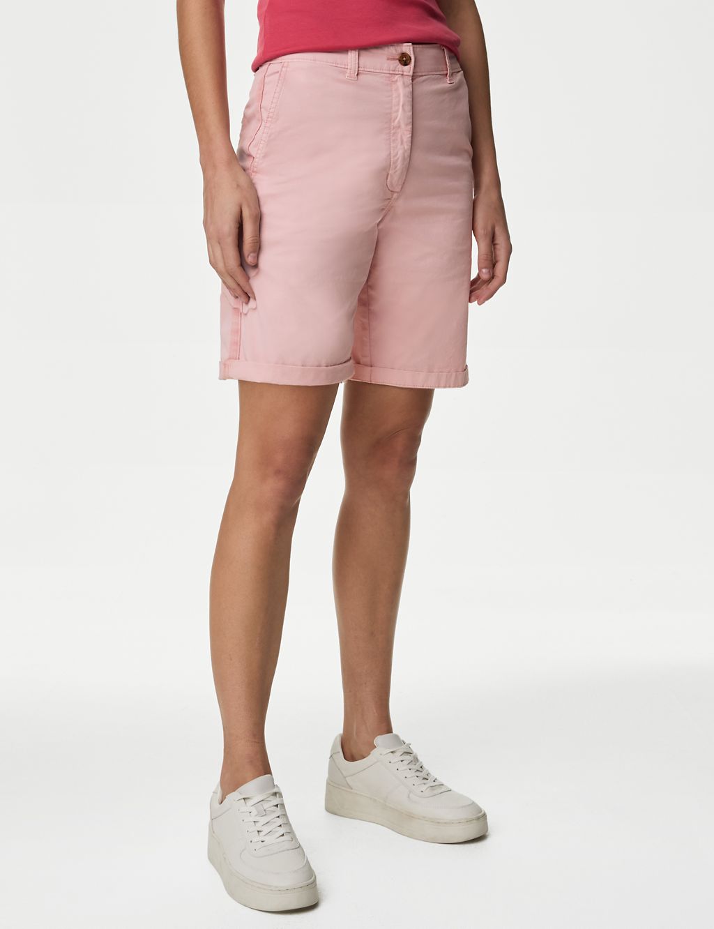 Cotton Rich Tea Dyed Chino Shorts 5 of 5