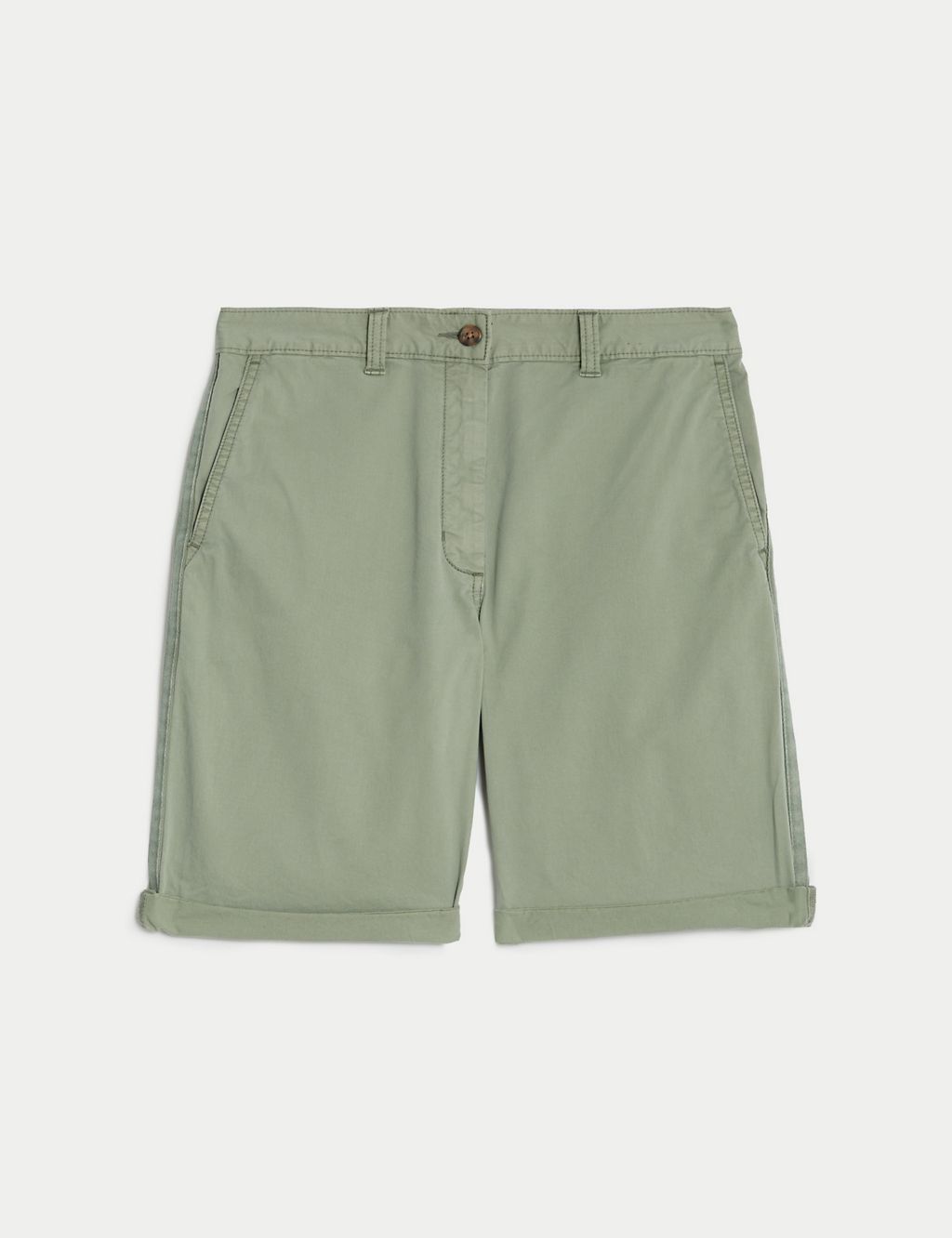 Cotton Rich Tea Dyed Chino Shorts 1 of 5