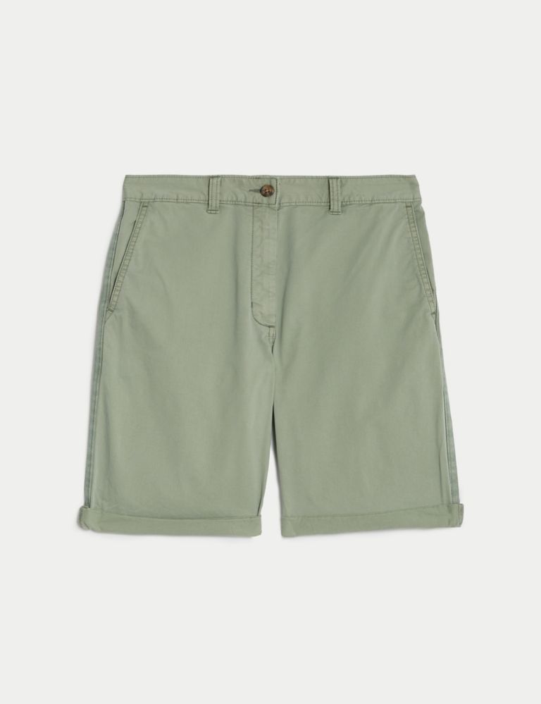 Cotton Rich Tea Dyed Chino Shorts 2 of 5
