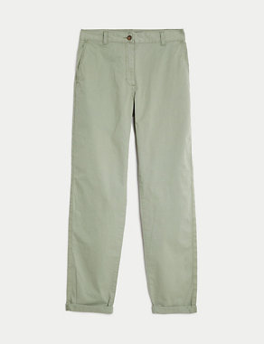 Cotton Rich Tea Dyed Slim Fit Chinos Image 2 of 5