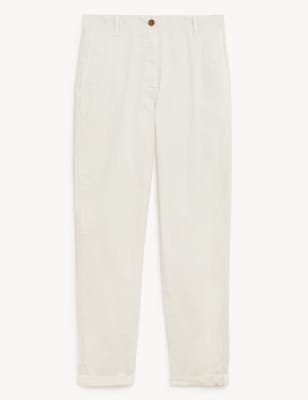 Cotton Rich Tea Dyed Slim Fit Chinos Image 2 of 6