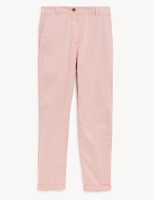 Cotton Rich Tea Dyed Slim Fit Chinos Image 2 of 6