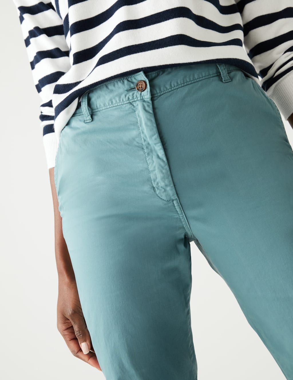 Cotton Rich Tea Dyed Slim Fit Chinos 4 of 7