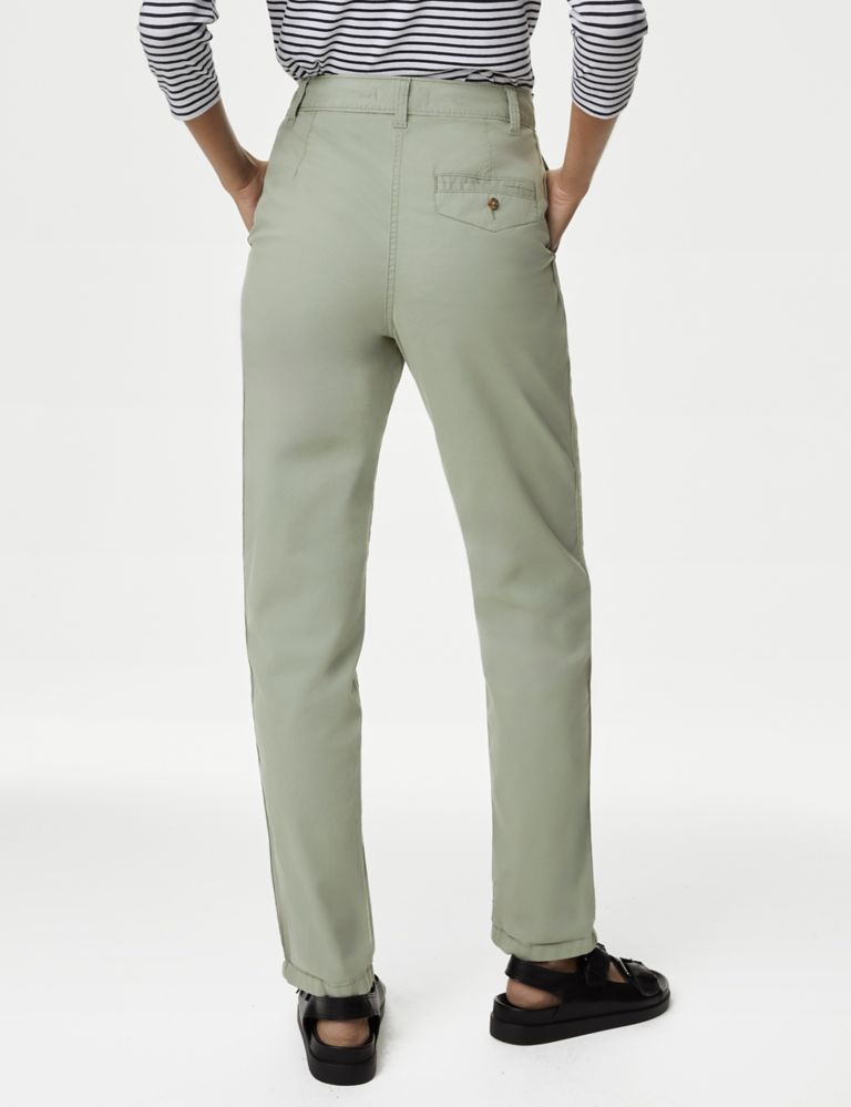 Cotton Rich Tea Dyed Slim Fit Chinos 5 of 5