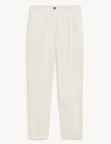 Cotton Rich Tea Dyed Slim Fit Chinos 2 of 6