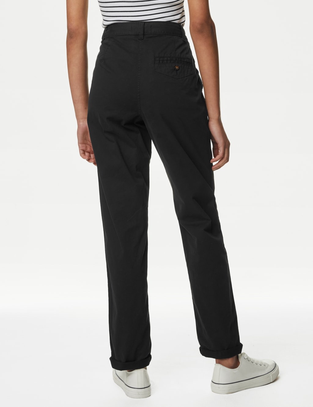 Cotton Rich Tea Dyed Slim Fit Chinos M S Collection M S