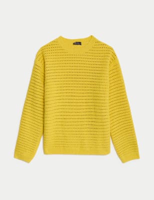 H and m mustard jumper sale