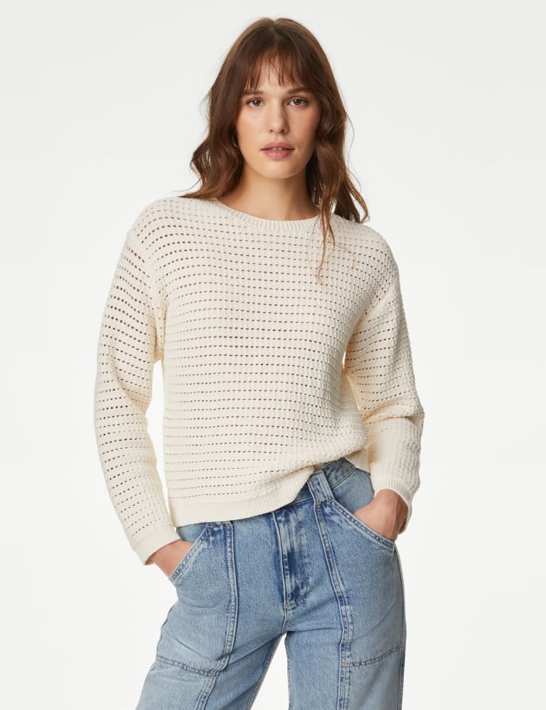 Marks and spencer ladies cotton jumpers cheap
